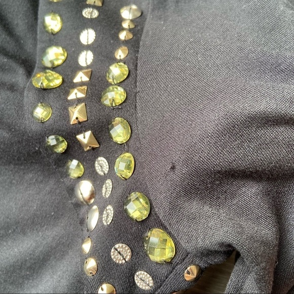 Bcbgmaxazria Beaded  Crowl Neck Dress - Picture 15 of 16